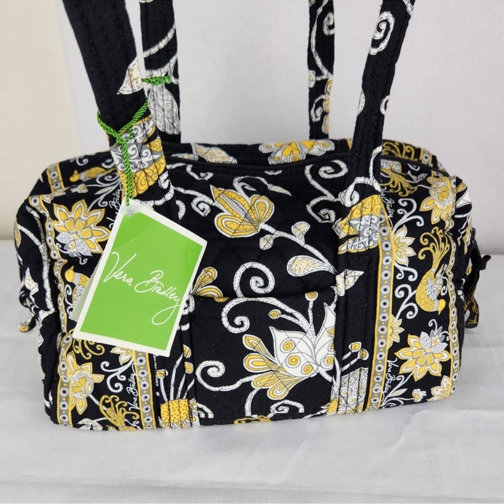 Vera Bradley Handbag Yellow Bird Pattern Retired Print Rare